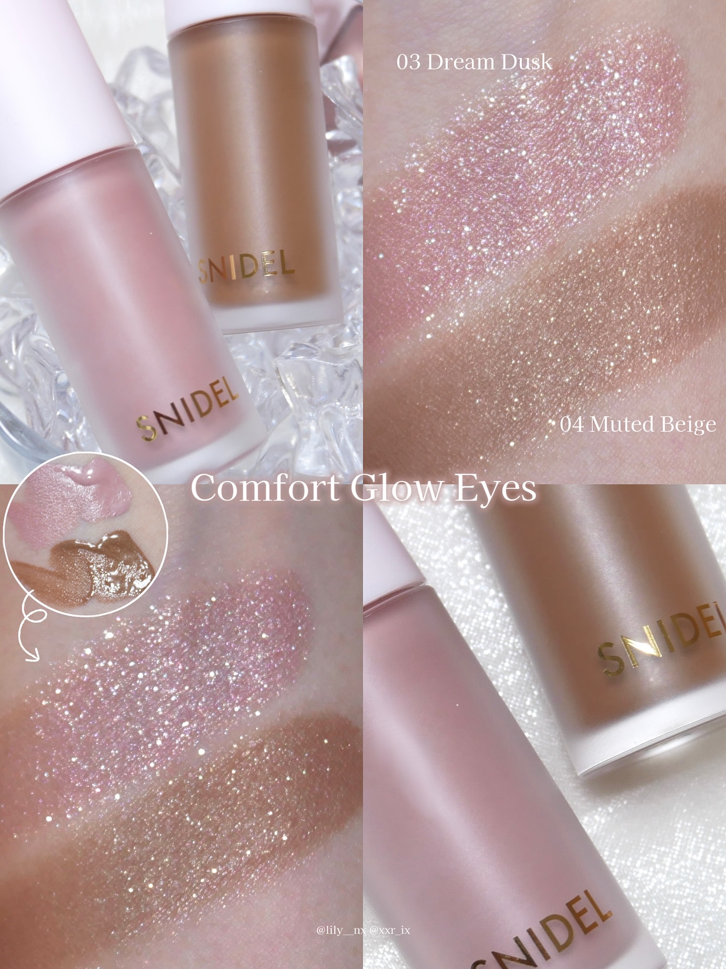 SNIDEL コンフォート グロウ アイズ/SNIDEL BEAUTY/リキッドアイシャドウを使ったクチコミ（2枚目）