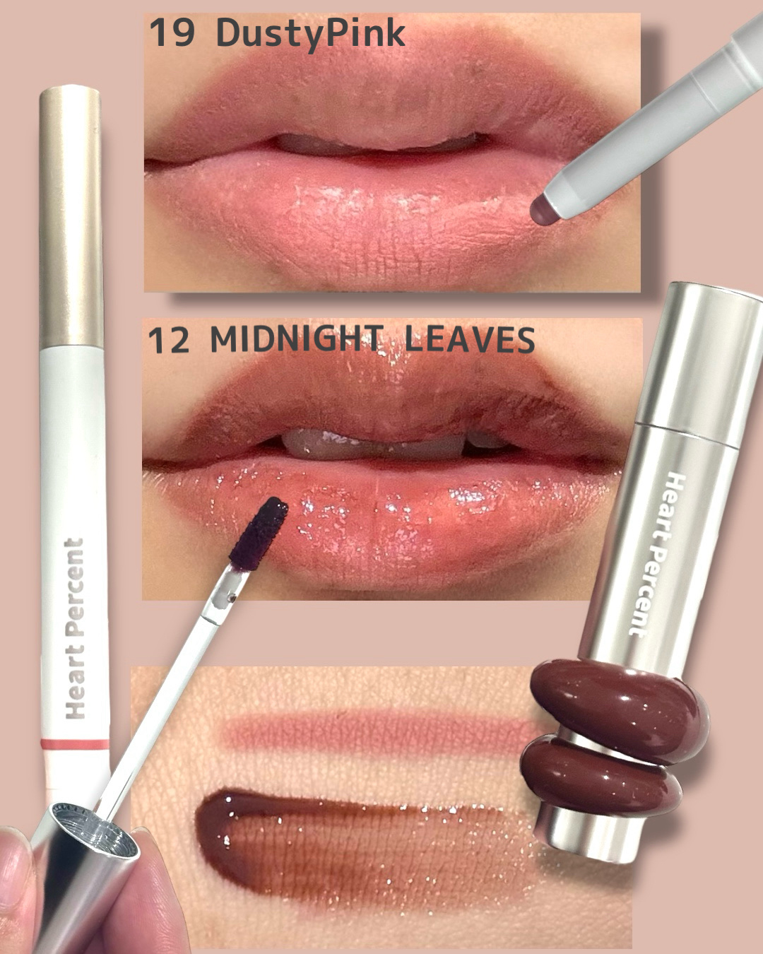 ドットオンムードリップペンシル/Heart Percent/リップライナーを使ったクチコミ（2枚目）