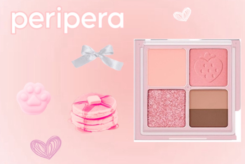 ペリペラ インク ポケット シャドウ パレット 07 日の当たる旬の春いちご(SPRING STRAWBERRIES IN THE SUN)/PERIPERA/アイシャドウパレットを使ったクチコミ（1枚目）