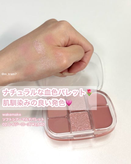 ソフトシアーマルチパレット/wakemake/アイシャドウパレットを使ったクチコミ(3枚目)
