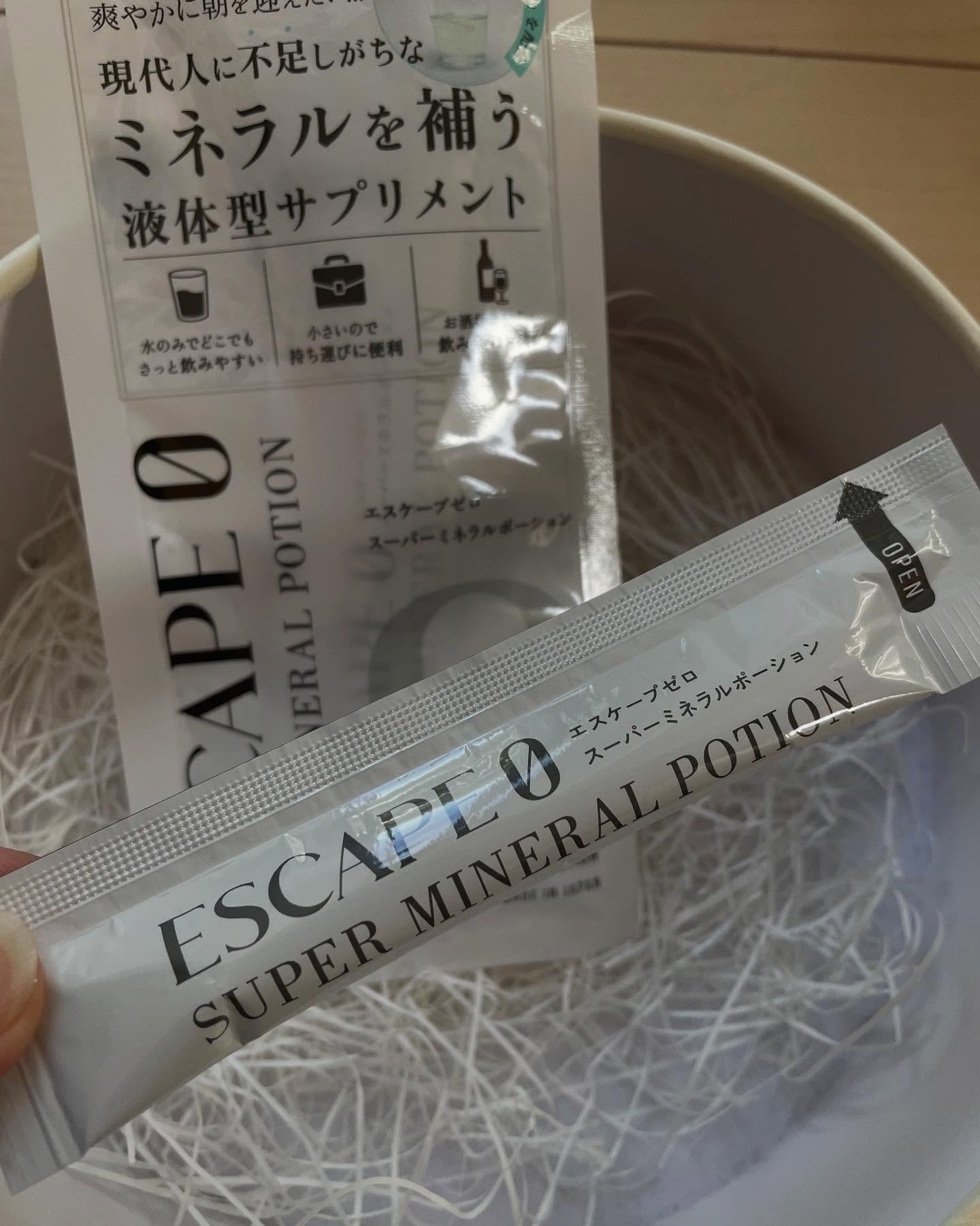 スーパーミネラルポーション/ESCAPE0/健康サプリメントを使ったクチコミ（2枚目）