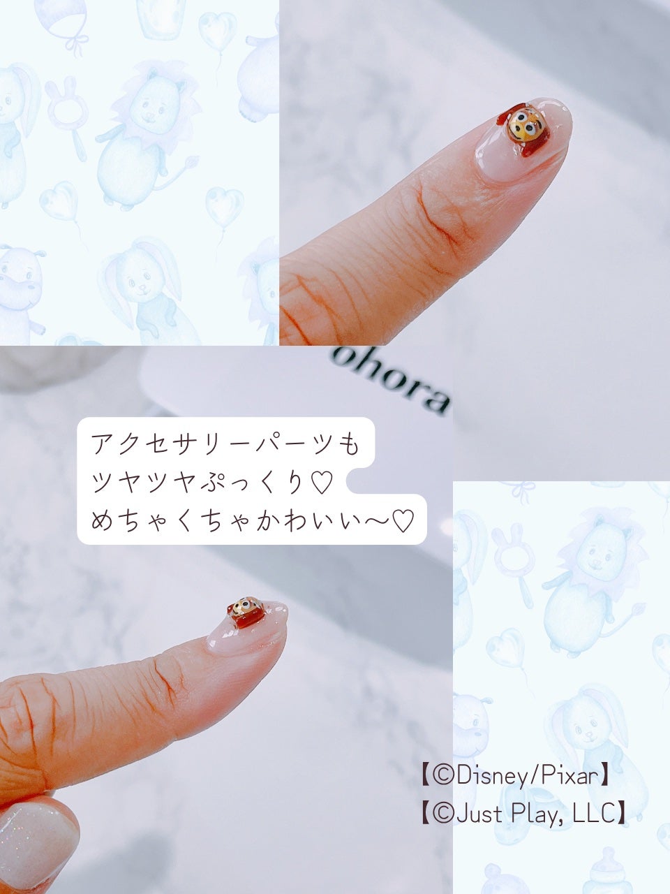 セミキュアジェルネイル(ハンド)/ohora/ネイルシールを使ったクチコミ(9枚目)