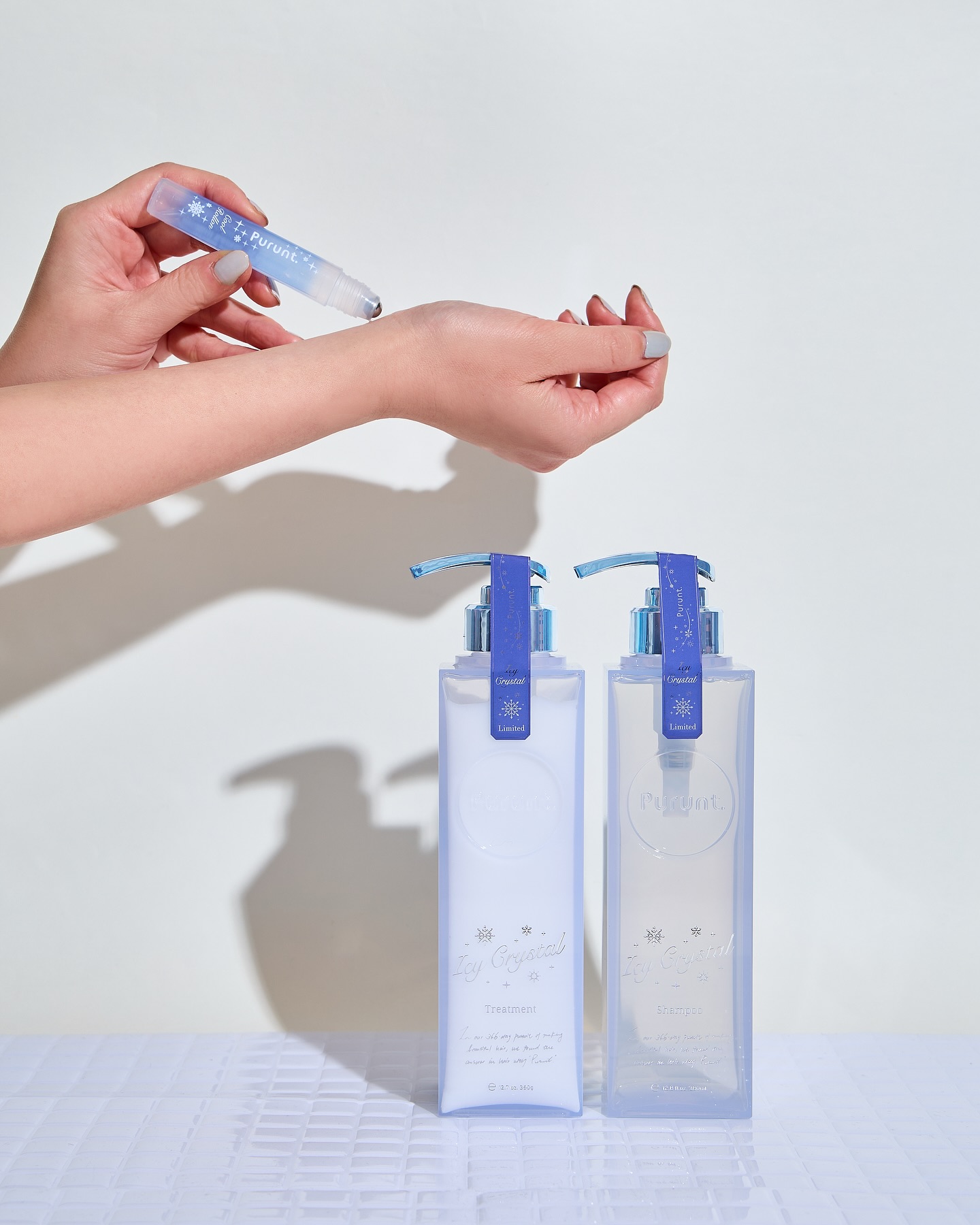 プルント　ディープリペア　ペアセット　アイシークリスタル/Purunt./シャンプー・コンディショナーを使ったクチコミ（1枚目）