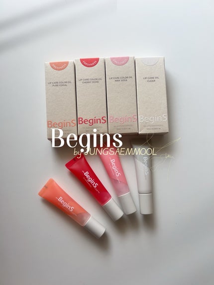 Lip Care Color Oil/BeginS by JUNGSAEMMOOL/リップオイルを使ったクチコミ(1枚目)