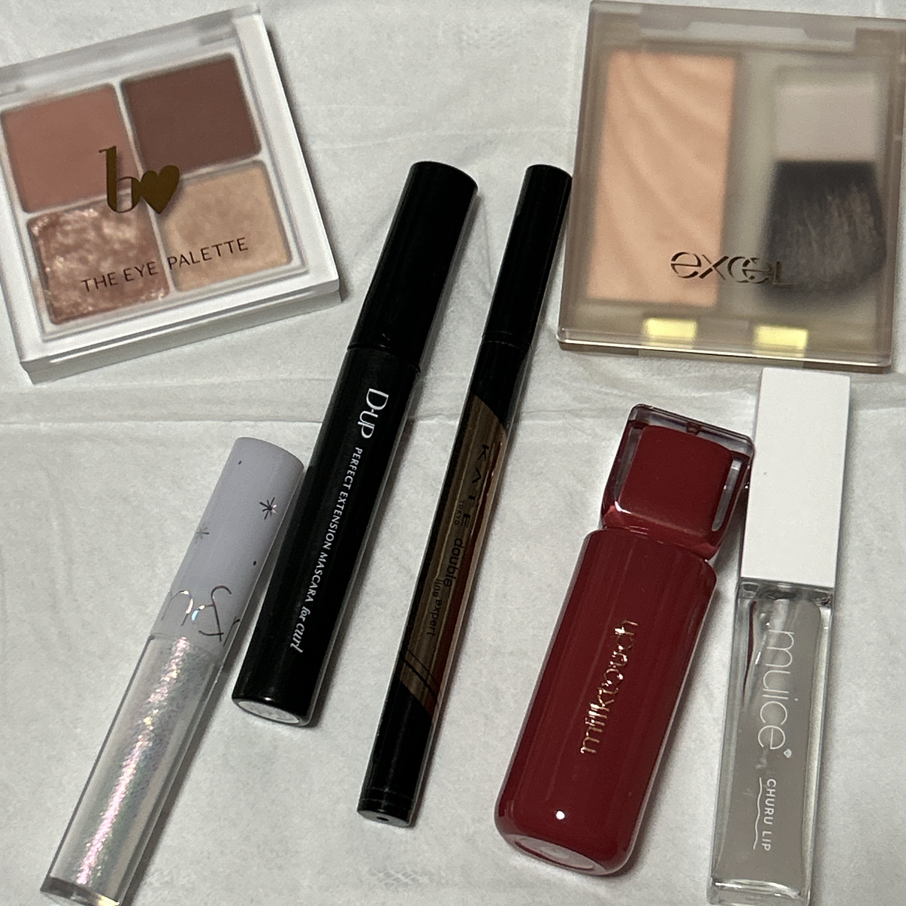 ドレープド シマーグロウ/excel/パウダーハイライトを使ったクチコミ（2枚目）