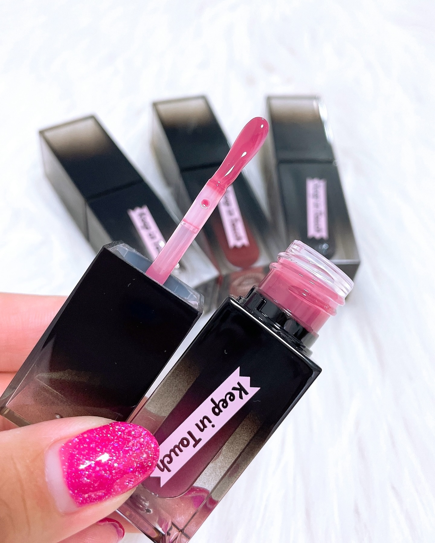 The Black Lip Plumper Tint/Keep in Touch/リップグロスを使ったクチコミ（3枚目）