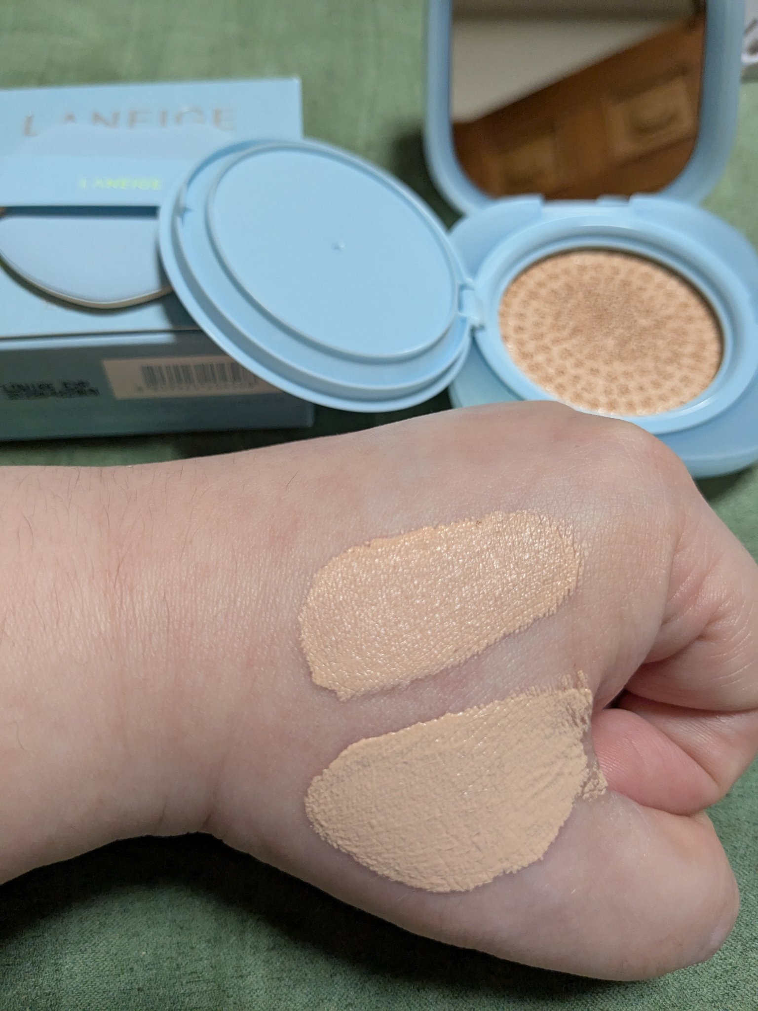 ラネージュ ネオクッション ミュイ ​/LANEIGE/クッションファンデーションを使ったクチコミ（3枚目）