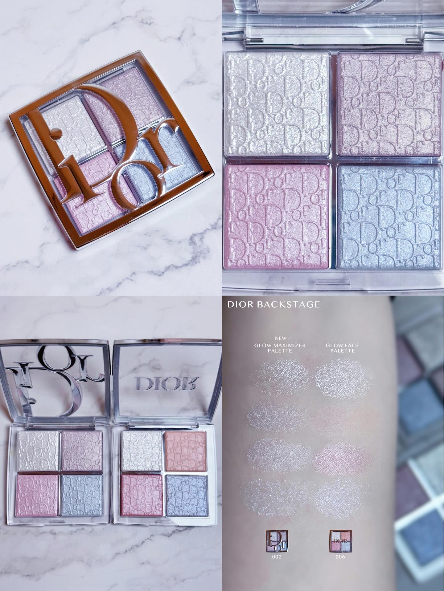 バックステージ グロウ マキシマイザー パレット/Dior/パウダーハイライトを使ったクチコミ（1枚目）