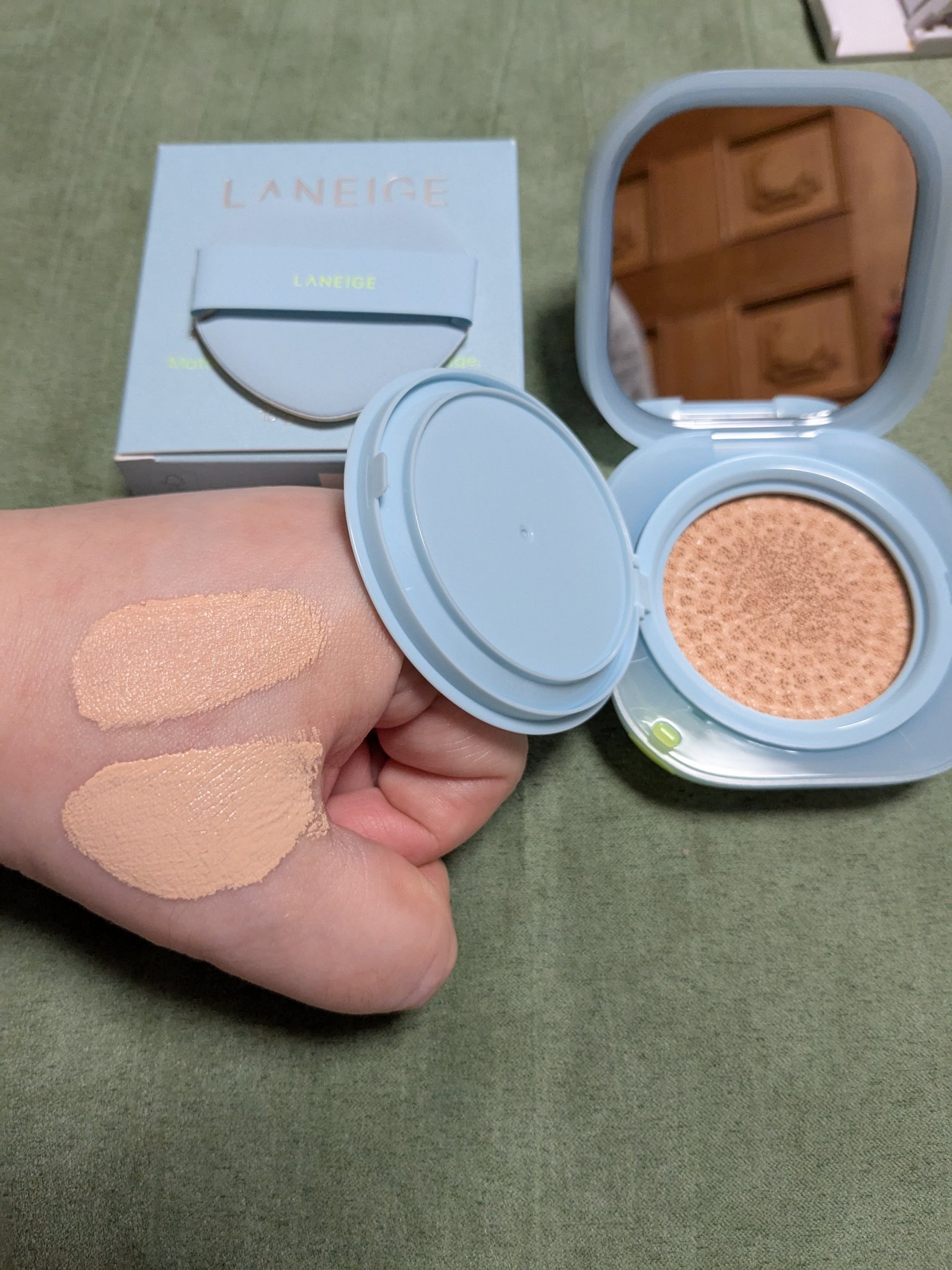 ラネージュ ネオクッション ミュイ ​/LANEIGE/クッションファンデーションを使ったクチコミ（2枚目）