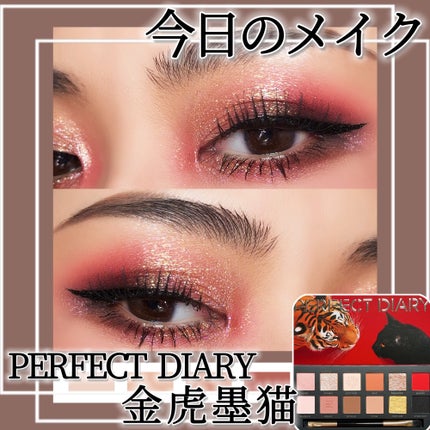 エクスプローラ12色 動物アイシャドウパレット/PERFECT DIARY/アイシャドウパレットを使ったクチコミ(1枚目)