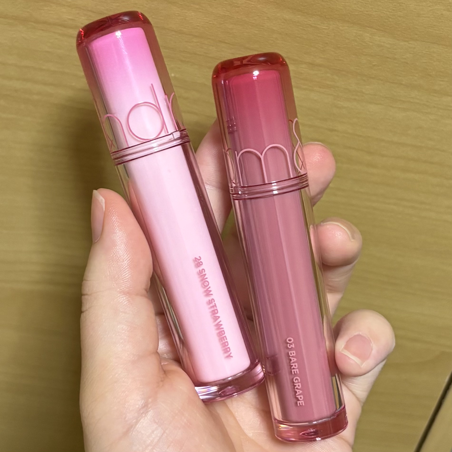 ザ ジューシーラスティングティント/rom&nd/リップティントを使ったクチコミ（1枚目）