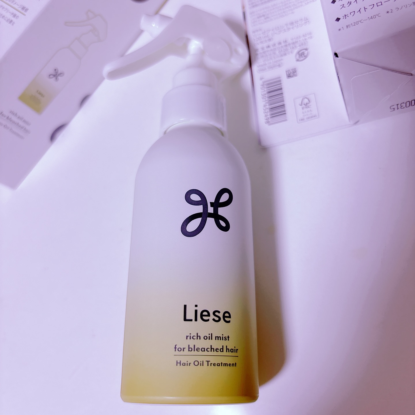リーゼ ブリーチヘア用 アイロン下地セラム/リーゼ/プレスタイリング・寝ぐせ直しを使ったクチコミ（3枚目）