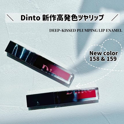 ディープキスド プランピング リップエナメル/Dinto/リップグロスを使ったクチコミ(1枚目)