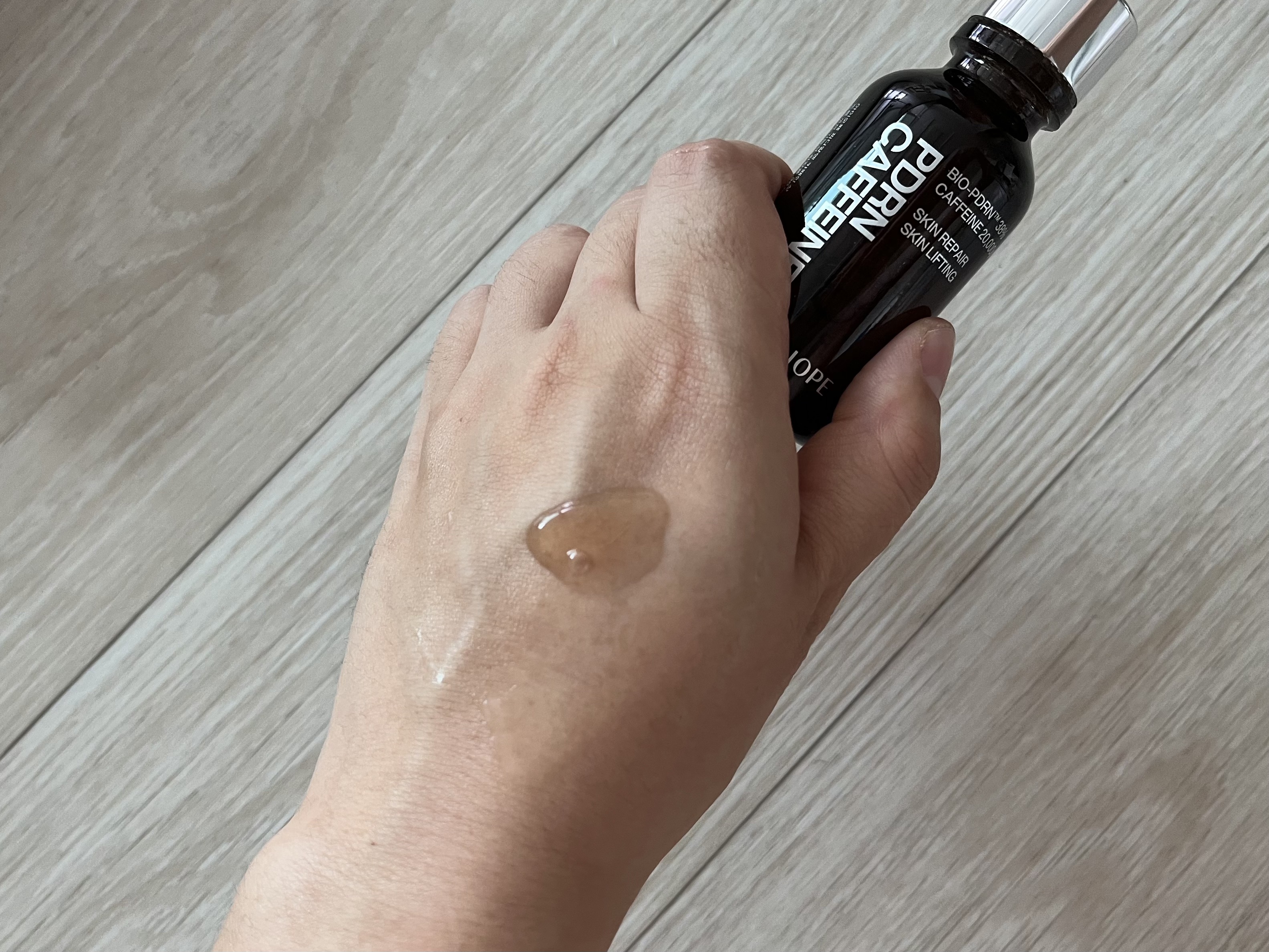 PDRNカフェインショット/IOPE/美容液を使ったクチコミ（3枚目）