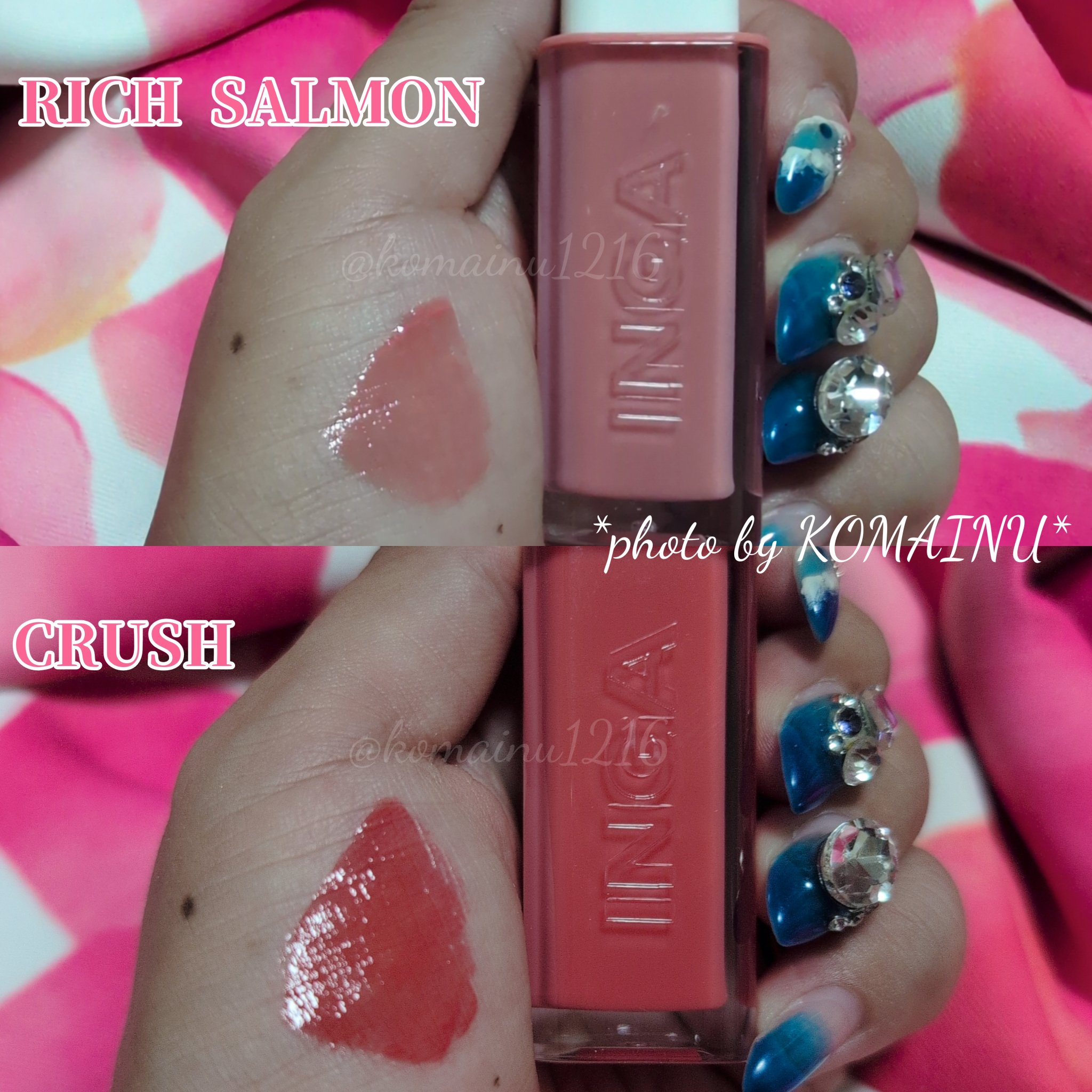 ウォーターグローリップティント/INGA/リップティントを使ったクチコミ（3枚目）