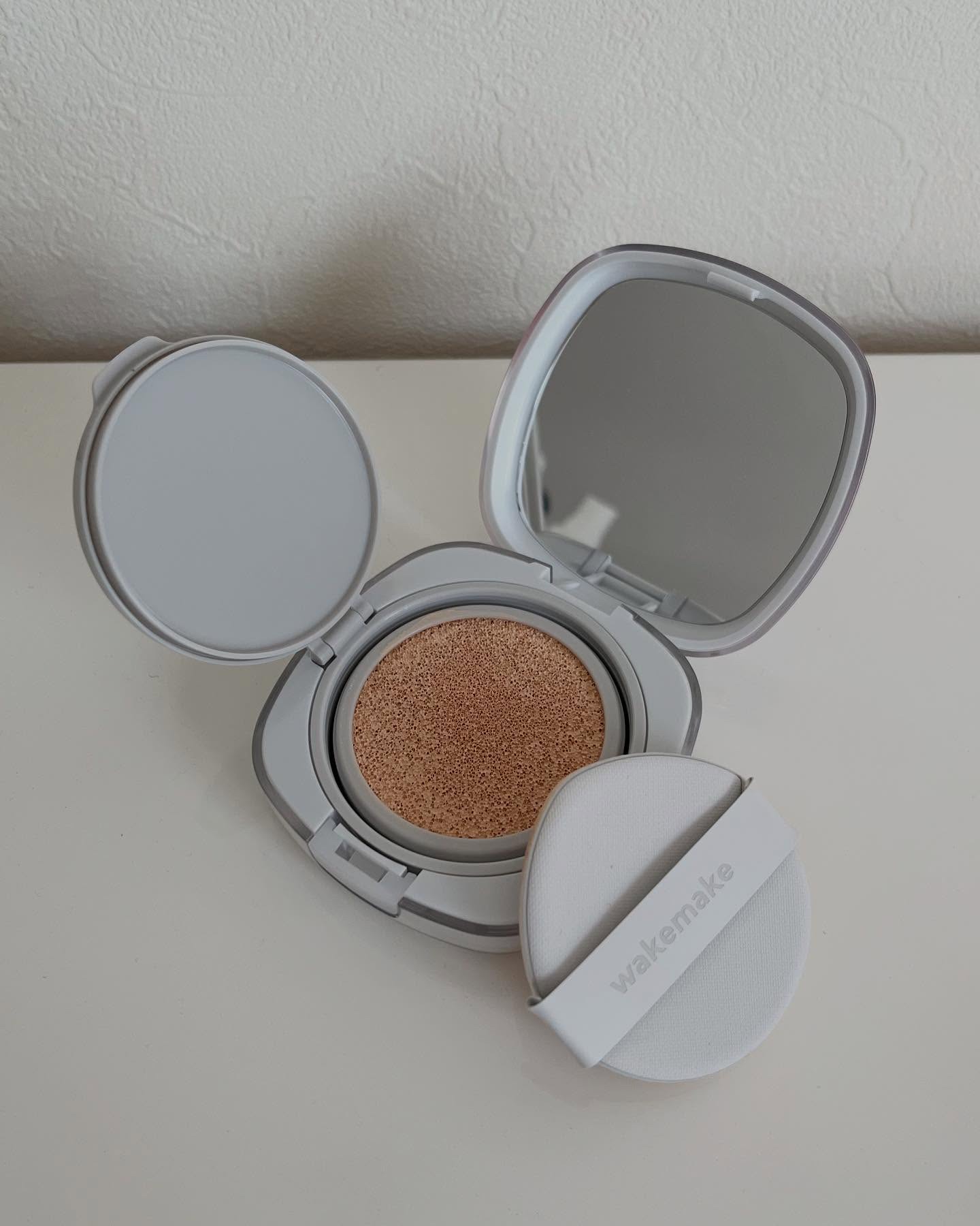 シームレスウェアクッション/wakemake/クッションファンデーションを使ったクチコミ（3枚目）