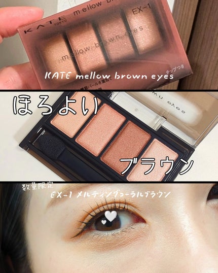 ケイト メロウブラウンアイズ/KATE/アイシャドウパレットを使ったクチコミ(1枚目)