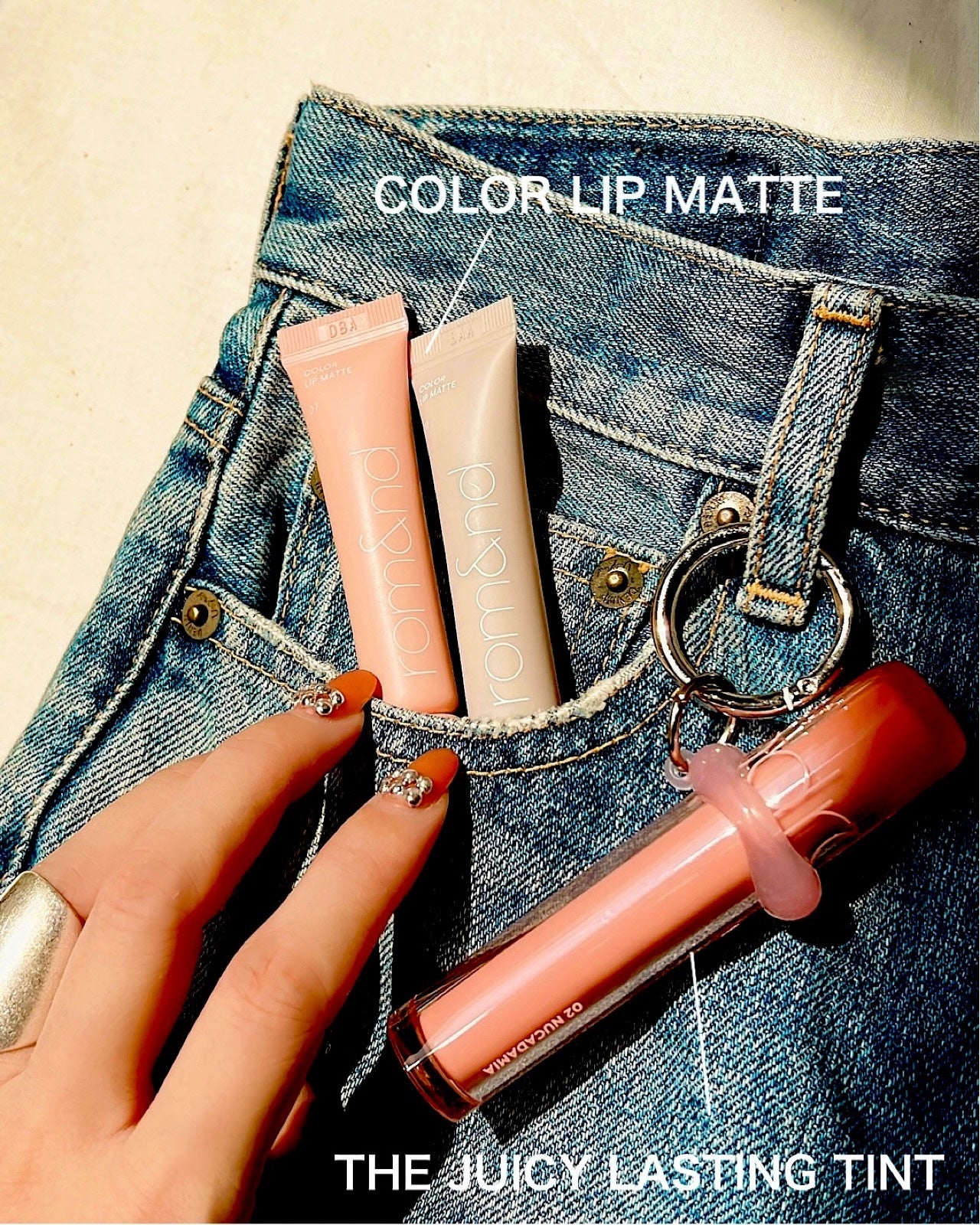 カラーリップマット/rom&nd/口紅を使ったクチコミ(2枚目)