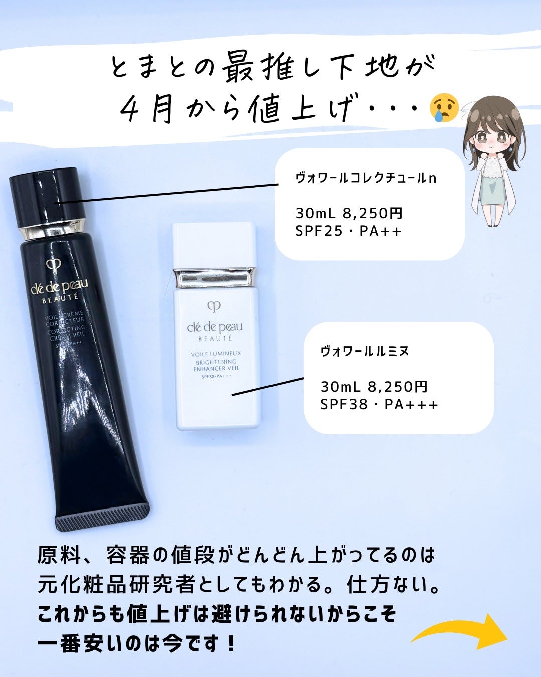 とまと村長@化粧品研究者 on LIPS 「これぞ王者の下地!クレドポーボーテの下地が大好きだけど、4月に..」(2枚目)