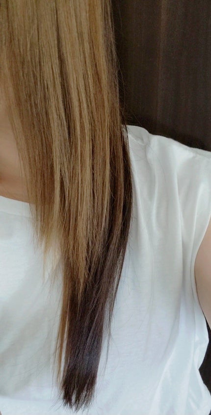 ストレートシャンプー/ストレートトリートメント ホワイトブロッサムの香り/Straine/市販シャンプーを使ったクチコミ(2枚目)