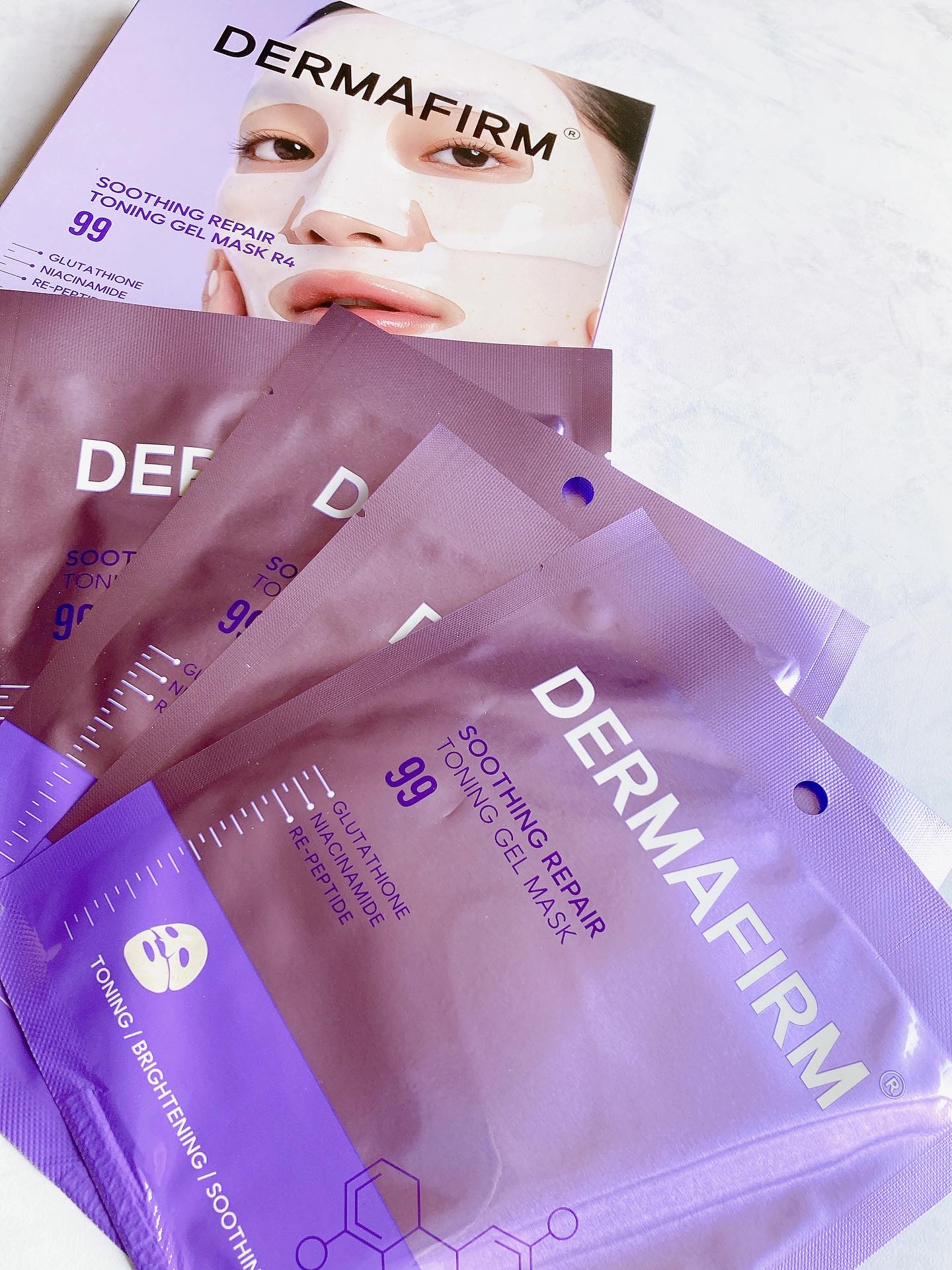 スージングリペア トーニングゲルマスク/ダーマファーム/シートマスク・パックを使ったクチコミ（1枚目）