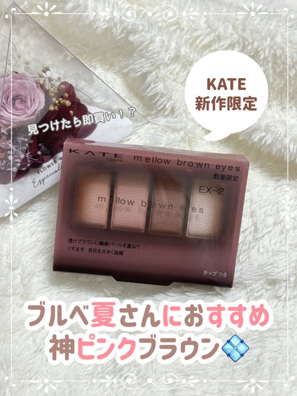 ケイト メロウブラウンアイズ/KATE/アイシャドウパレットを使ったクチコミ(1枚目)