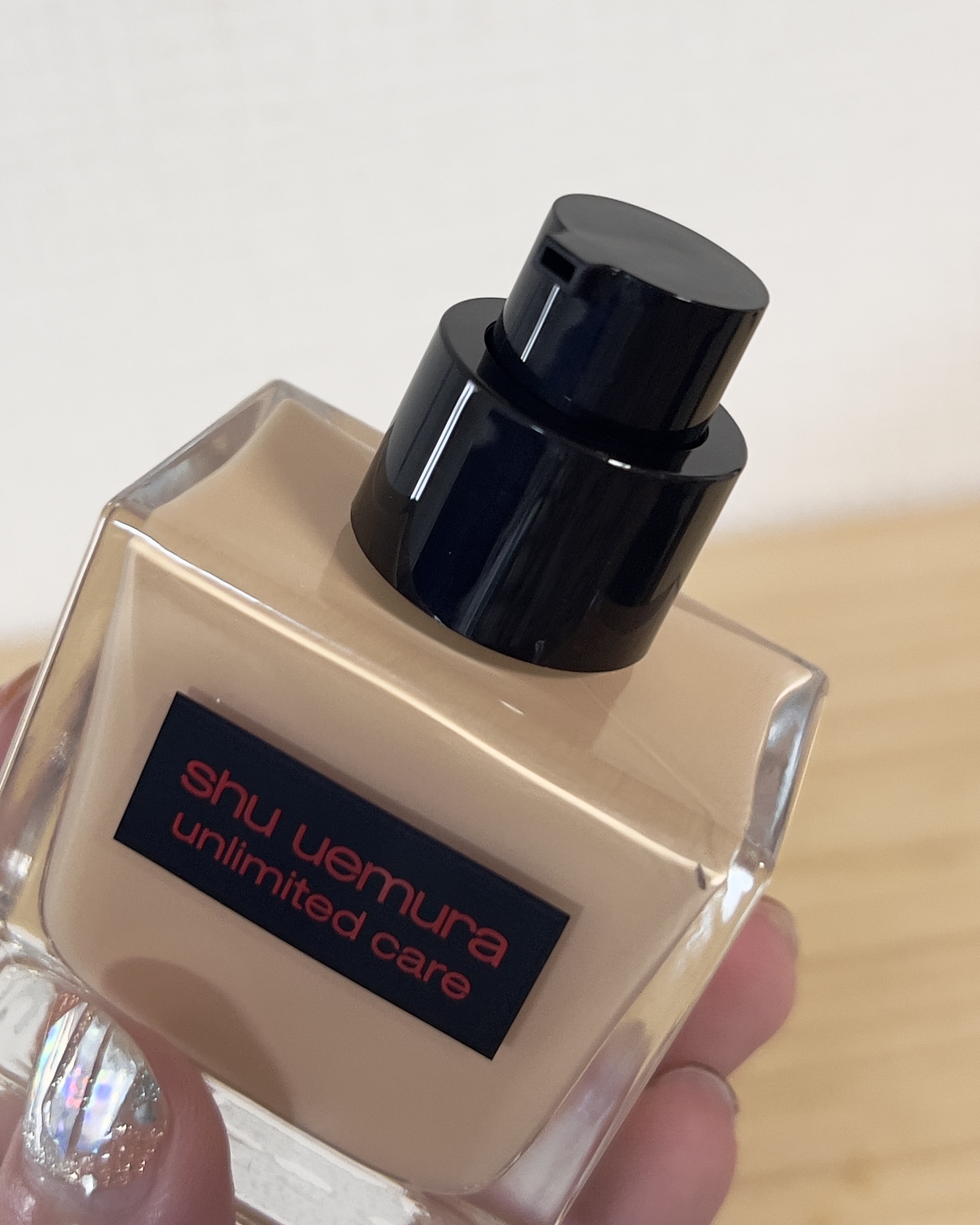 アンリミテッド ケア ツヤ セラム ファンデーション/shu uemura/リキッドファンデーションを使ったクチコミ（2枚目）