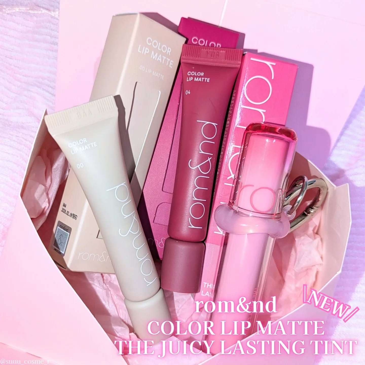 カラーリップマット/rom&nd/口紅を使ったクチコミ（1枚目）