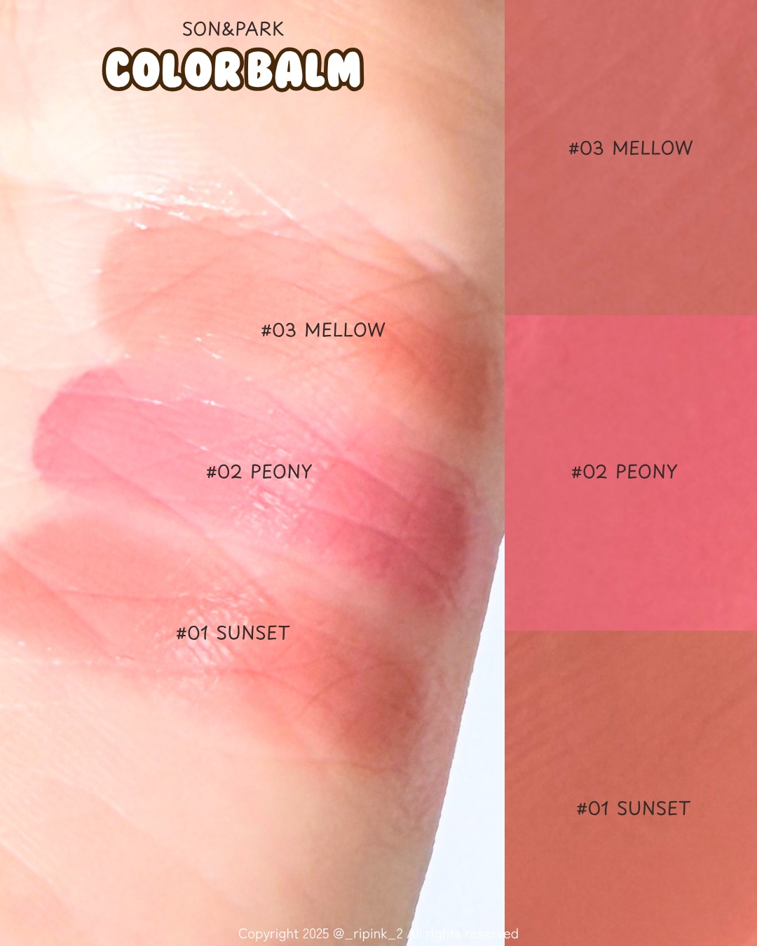 Arti Spread Color Balm/SON&PARK/リップグロスを使ったクチコミ（2枚目）