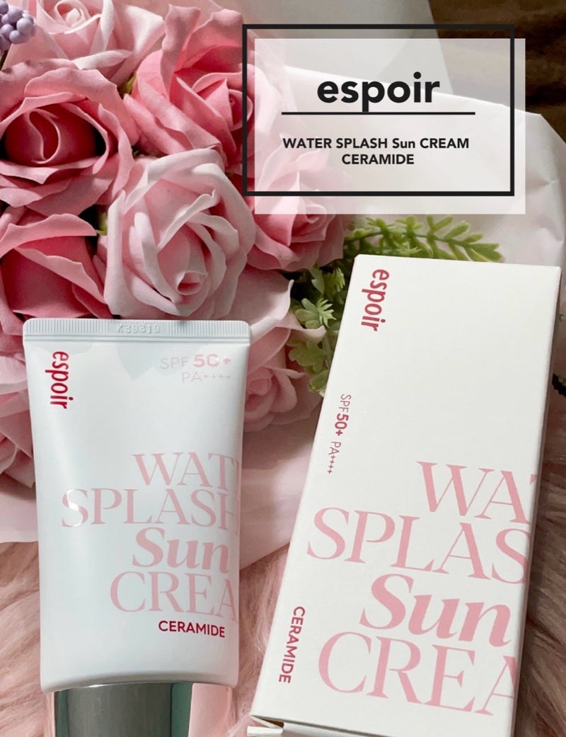 ウォータースプラッシュサンクリーム セラミド/espoir/日焼け止めクリームを使ったクチコミ（1枚目）