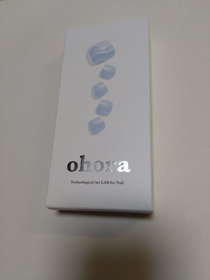 セミキュアジェルネイル(ペディキュア)/ohora/ネイルシールを使ったクチコミ(1枚目)