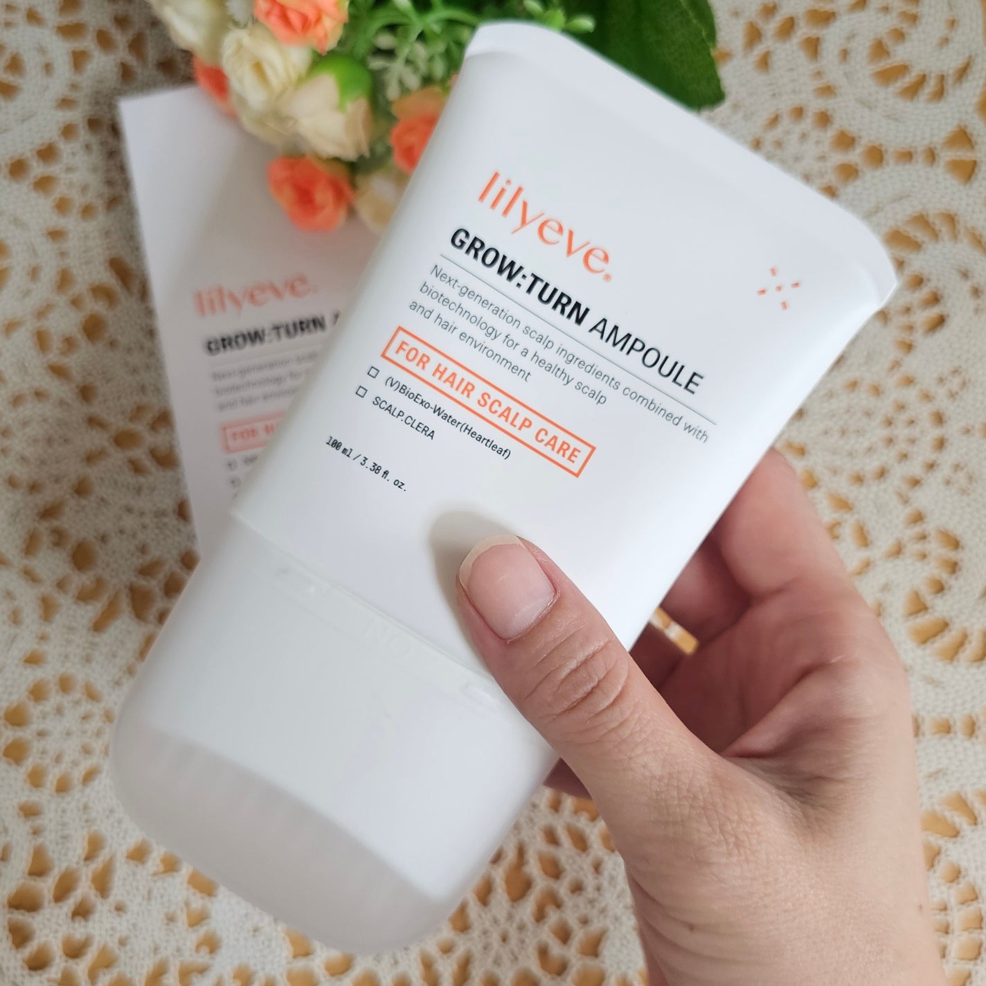 グローターンヘアアンプル/リリーイブ/頭皮ローションを使ったクチコミ(1枚目)