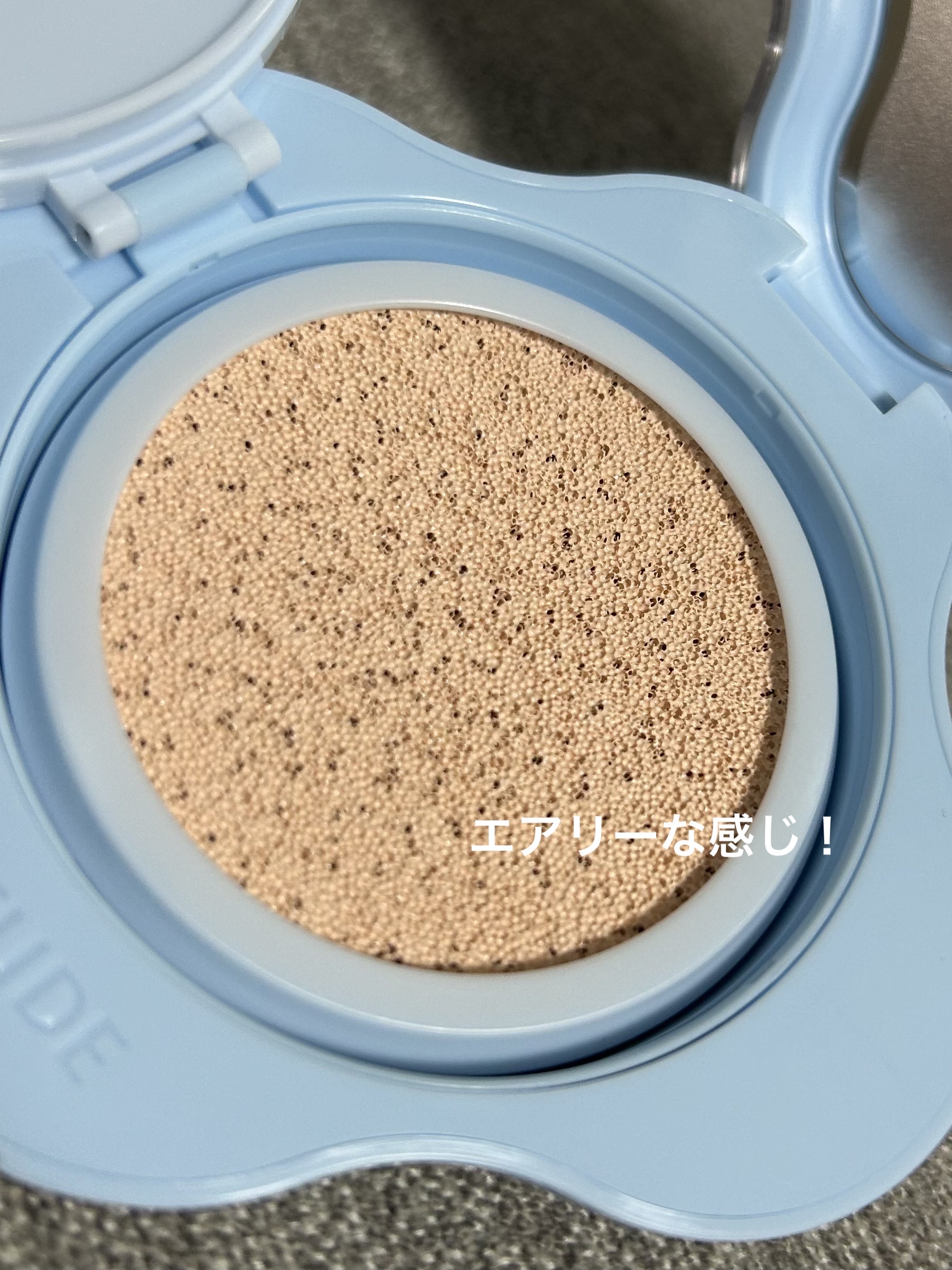 クラウドフィルタークッション/ETUDE/クッションファンデーションを使ったクチコミ（2枚目）