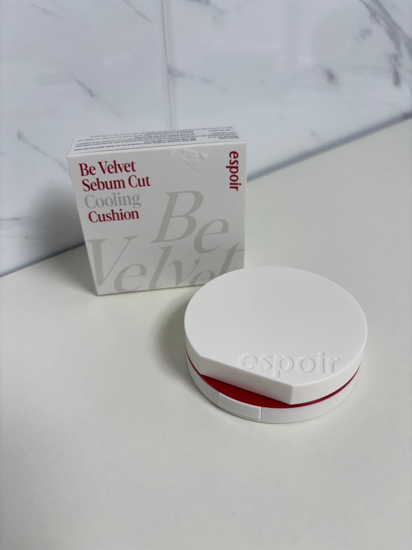 ビーベルベット セバムカットクッション/espoir/プレストパウダーを使ったクチコミ(1枚目)
