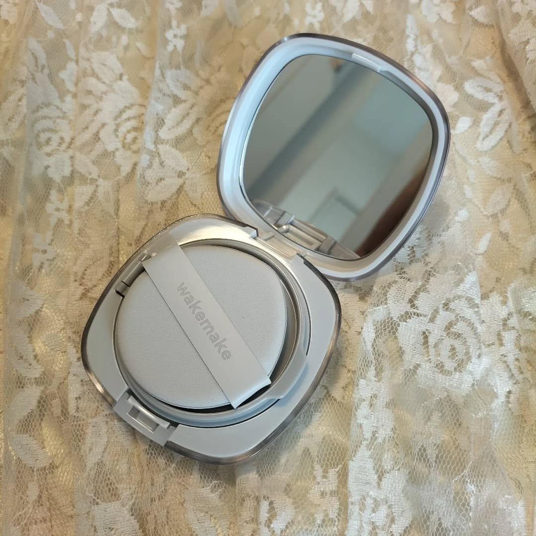 シームレスウェアクッション/wakemake/クッションファンデーションを使ったクチコミ（2枚目）