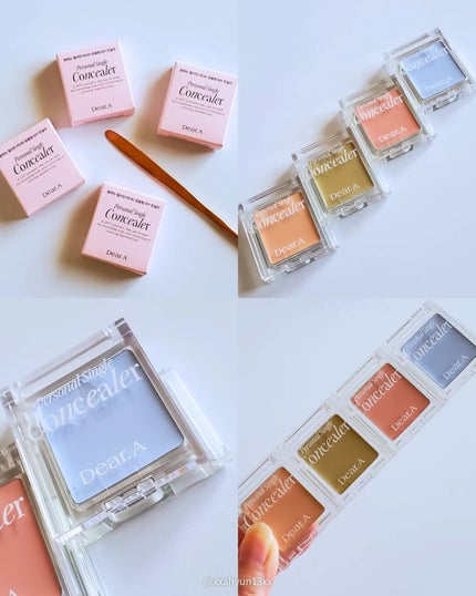 パーソナルシングルコンシーラー/Dear.A/パレットコンシーラーを使ったクチコミ(5枚目)