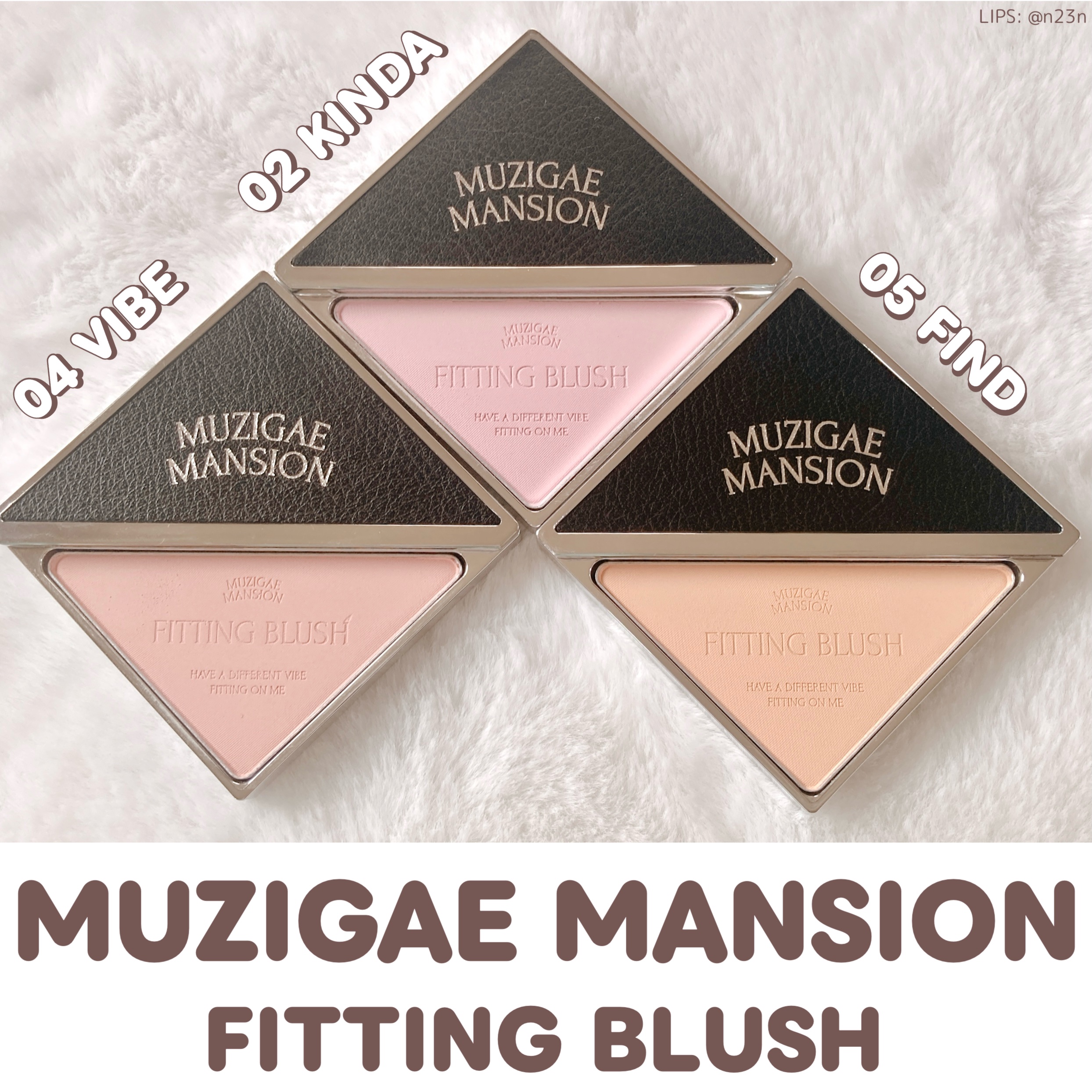 フィッティングブラッシュ/MUZIGAE MANSION/パウダーチークを使ったクチコミ（1枚目）