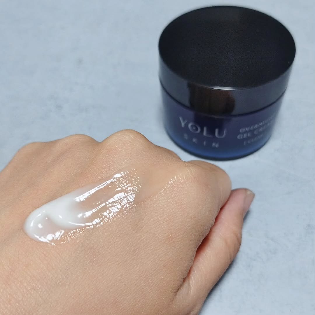 ヨル スキン オーバーナイトジェルクリーム クリア/YOLU/フェイスクリームを使ったクチコミ（3枚目）