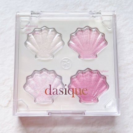 シャイングロイハイライターパレット/dasique/クリームハイライトを使ったクチコミ(4枚目)
