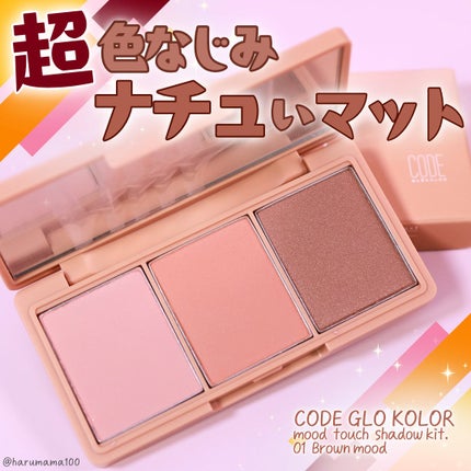 mood touch shadow kit./CODE GLO KOLOR/アイシャドウパレットを使ったクチコミ(1枚目)