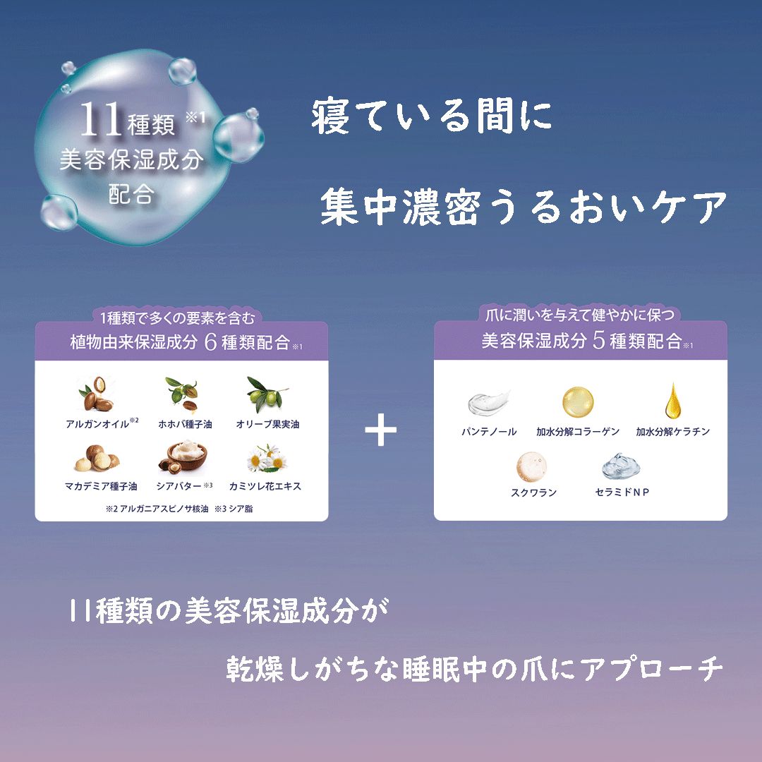 Mimits Moist Nail Oil ミミッツ モイストネイルオイル夜用 KNO-01/ビー・エヌ/ネイルオイル・トリートメントを使ったクチコミ（3枚目）