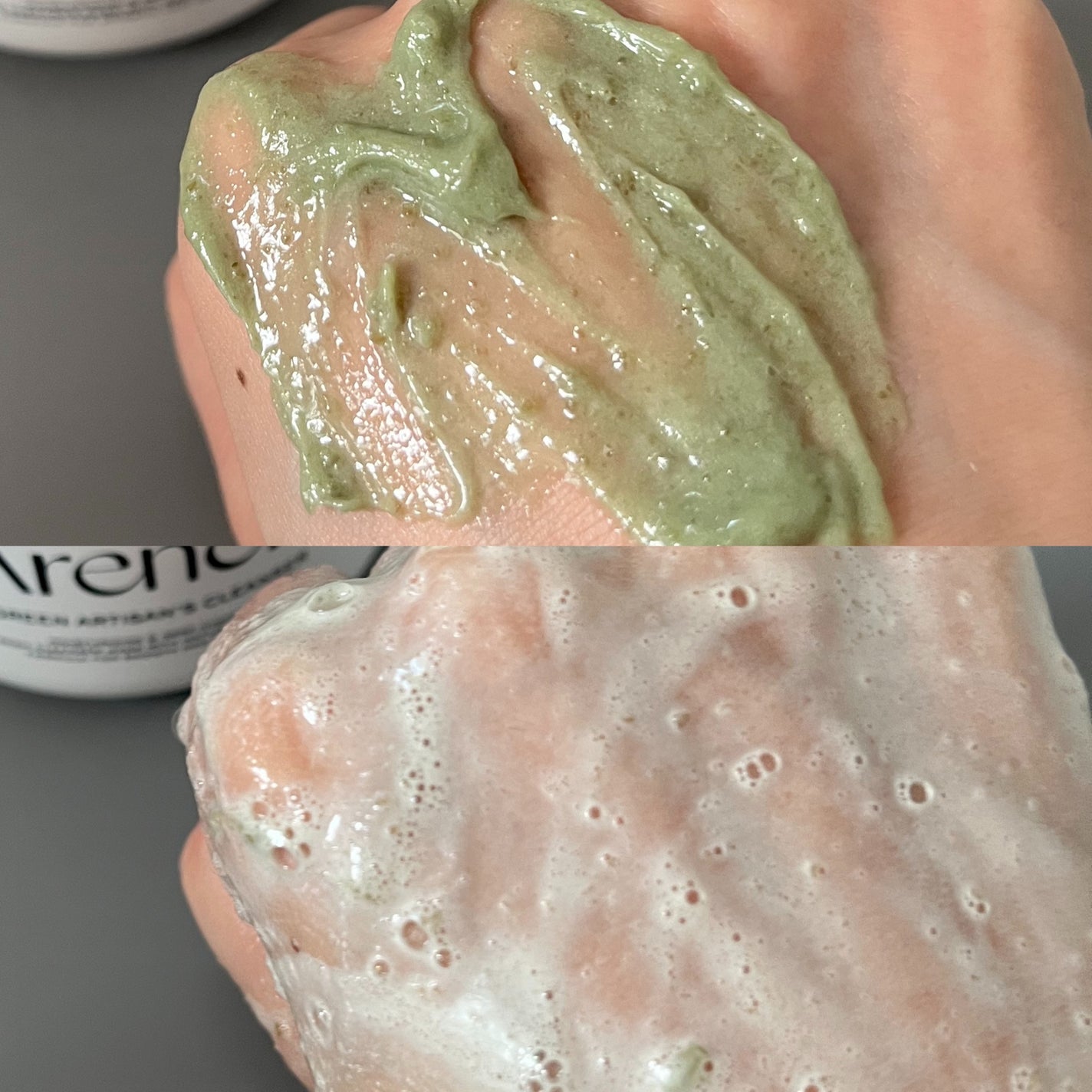 プレミアムもちソープ「グリーンアルティザン」/アレンシア/その他洗顔料を使ったクチコミ(3枚目)