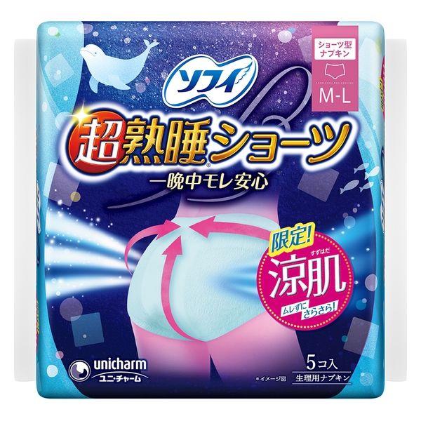 ソフィ 超熟睡®ショーツ涼肌 M-L