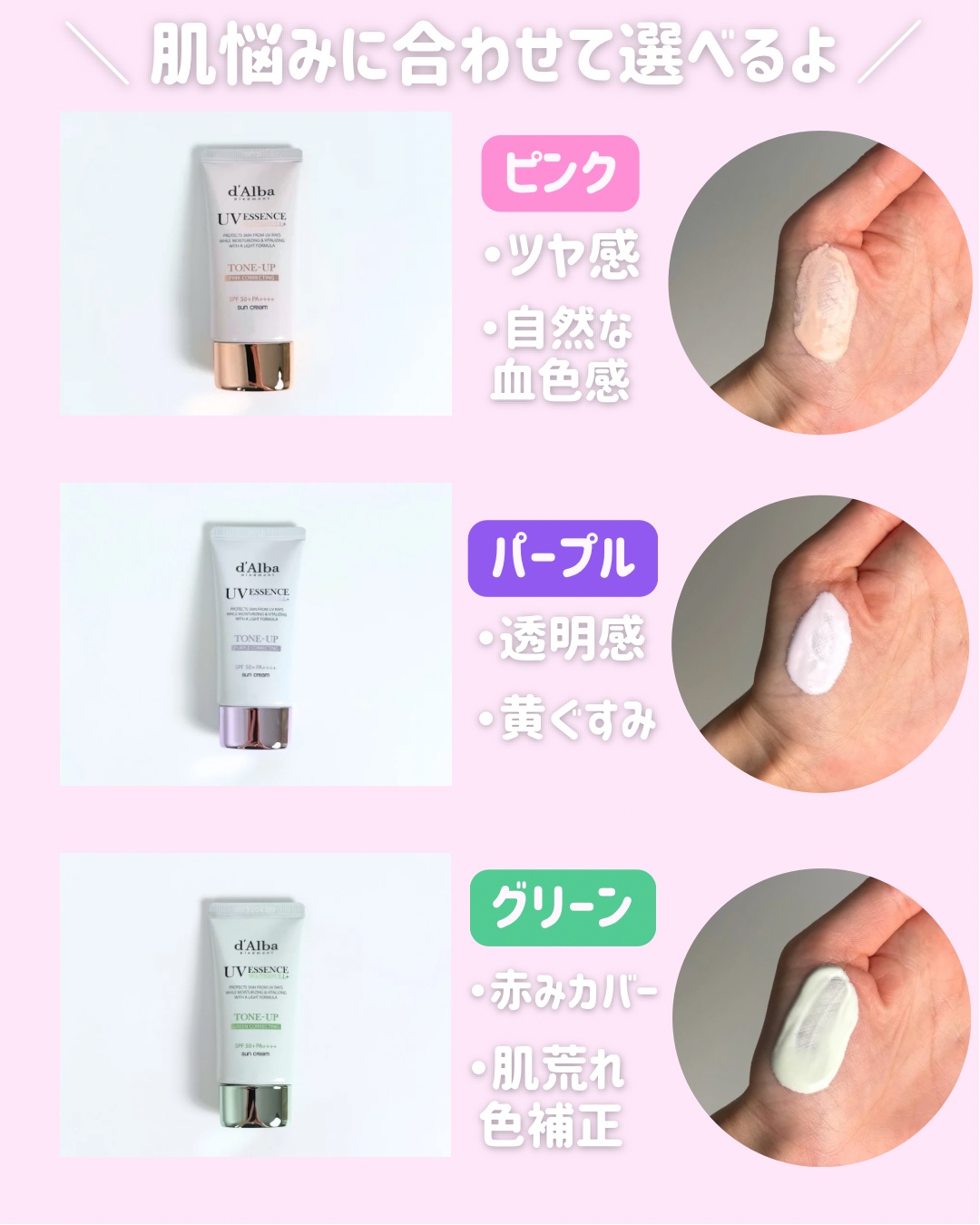 ウォータフルトーンアップサンクリーム/ダルバ/日焼け止めクリームを使ったクチコミ（3枚目）