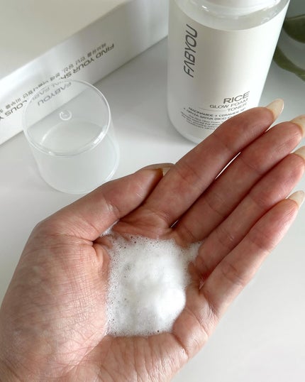 ナチュラル美人になりたい女 on LIPS 「【日本美人には安定の米】・FABYOUライスグローフォームトナ..」(4枚目)