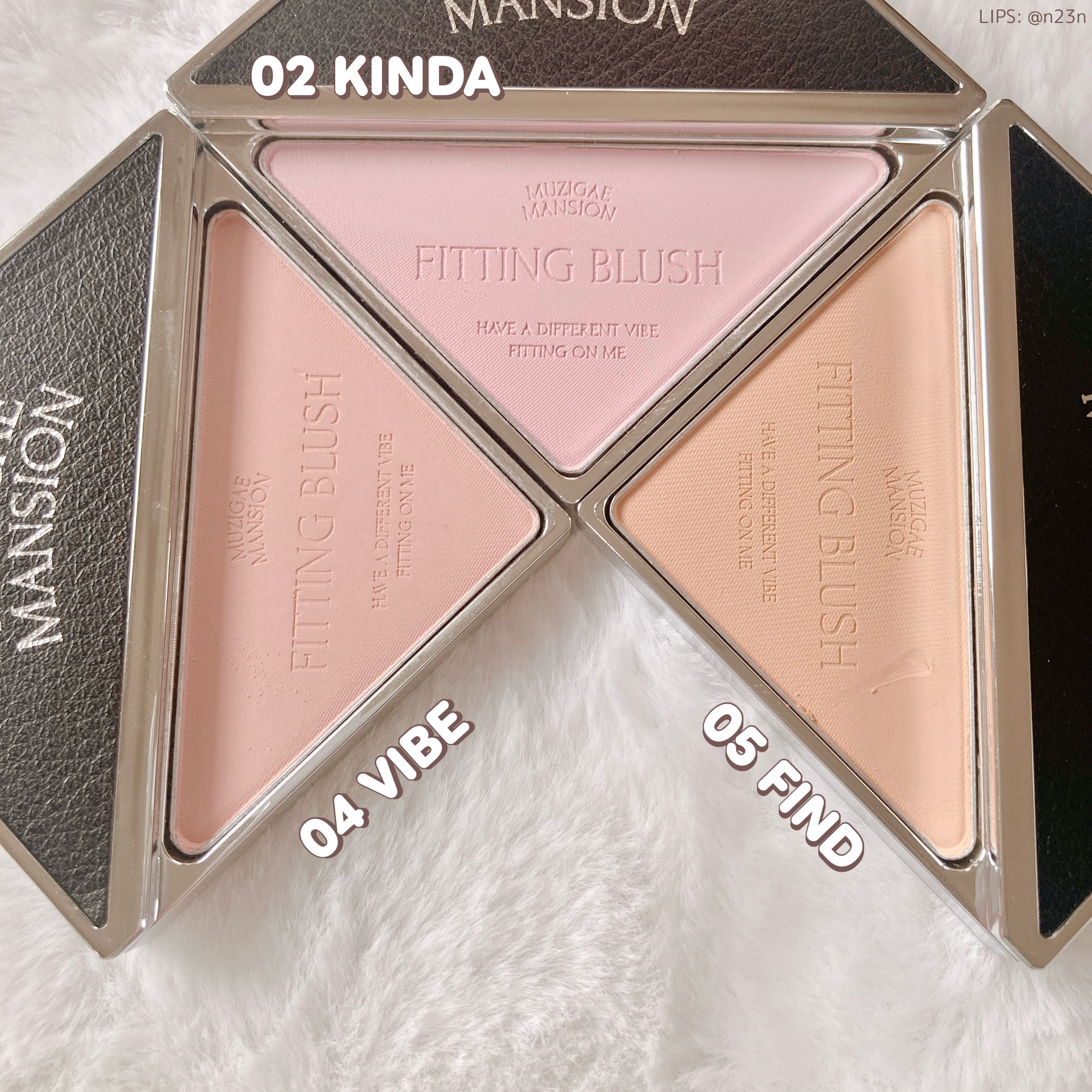 フィッティングブラッシュ/MUZIGAE MANSION/パウダーチークを使ったクチコミ（2枚目）