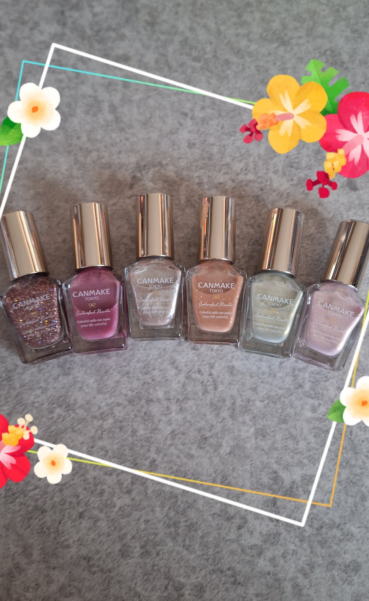 カラフルネイルズ/キャンメイク/マニキュアを使ったクチコミ(1枚目)