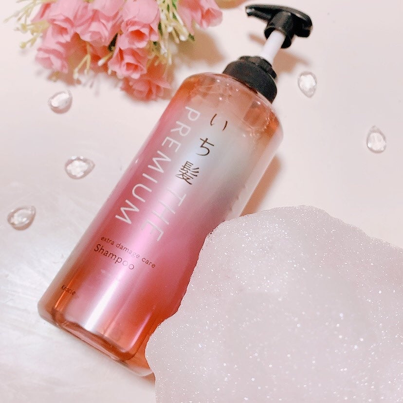 THE PREMIUM エクストラダメージケアシャンプー/トリートメント(シルキースムース)/いち髪/市販シャンプーを使ったクチコミ(2枚目)