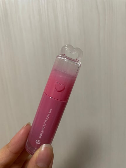 インク ムード グロイ ティント 36 PINK TEACHER(クールピンク講師)【ハート盛り】/PERIPERA/リップティントを使ったクチコミ(1枚目)