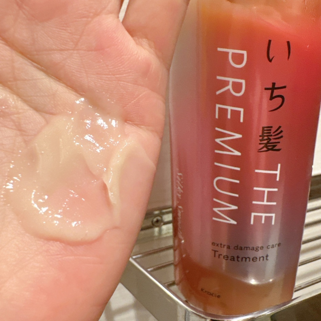 THE PREMIUM エクストラダメージケアシャンプー／トリートメント（シルキースムース）/いち髪/市販シャンプーを使ったクチコミ（3枚目）